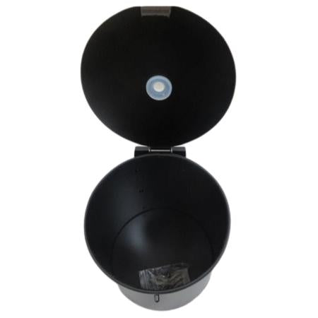 black stainless steel round wall mount wipe dispensers